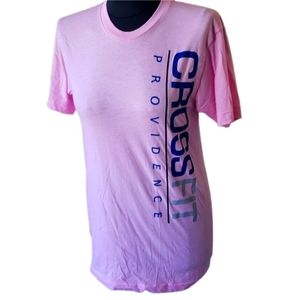 CrossFit Providence T-Shirt New Unisex Shirt Pink Weightlifting Small